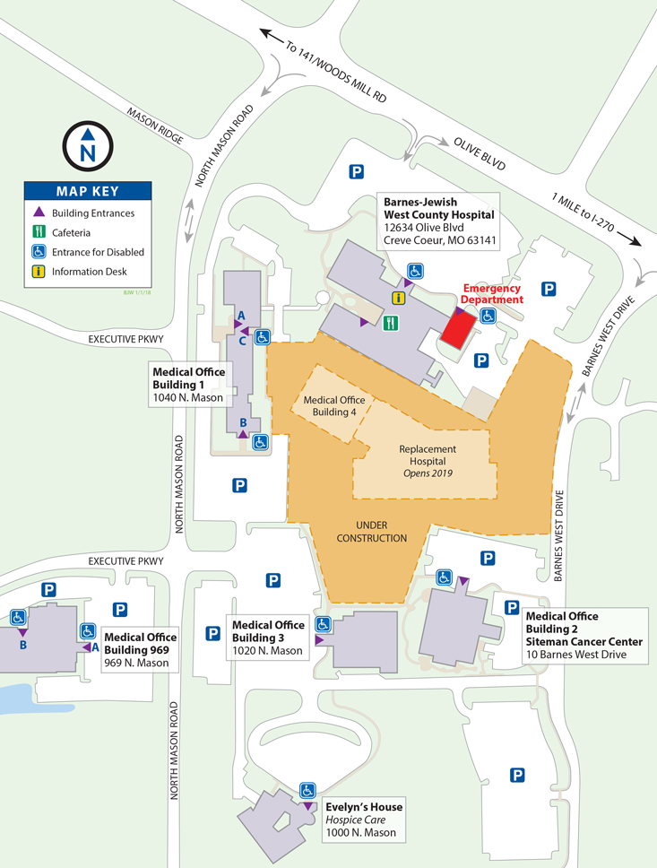 Barnes-Jewish West County Hospital > Patient & Visitor Information ...